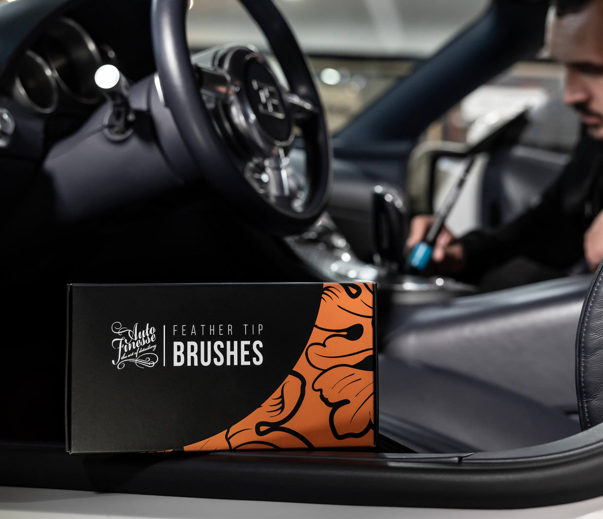 Auto Finesse Feather Tip Detailing Brush Set